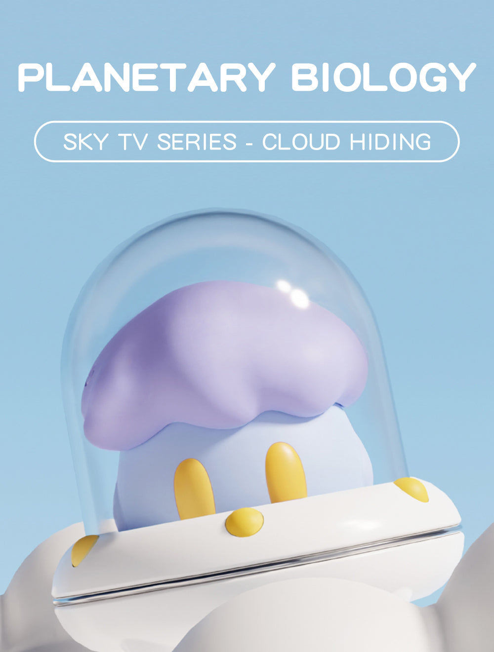 Cloud-Shaped Female Vibrator