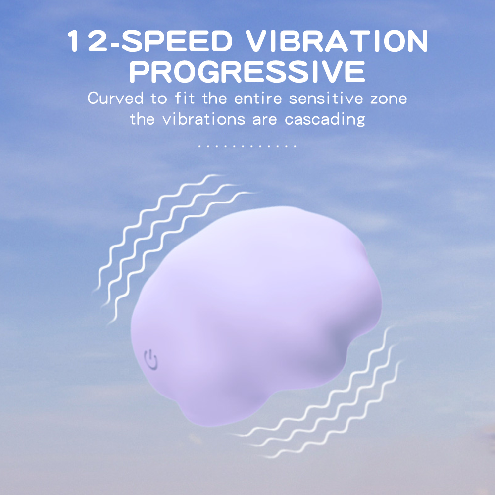 Cloud-Shaped Female Vibrator