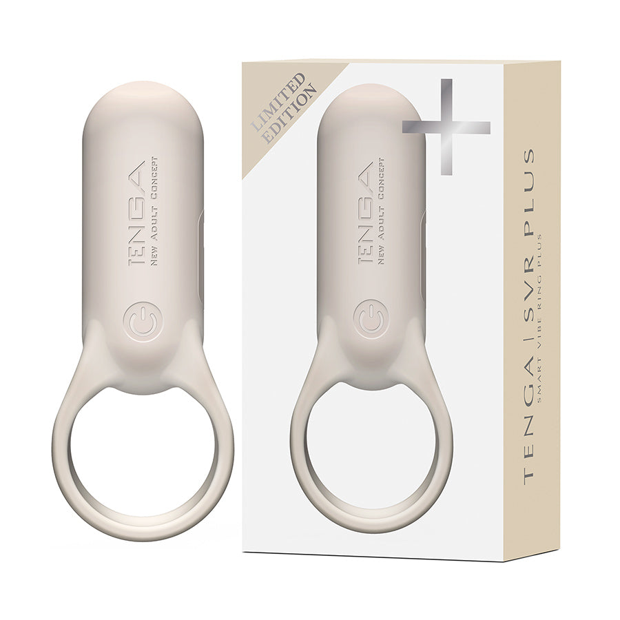 Tenga Smart Vibe Ring Cock Ring Sand Beige with Box