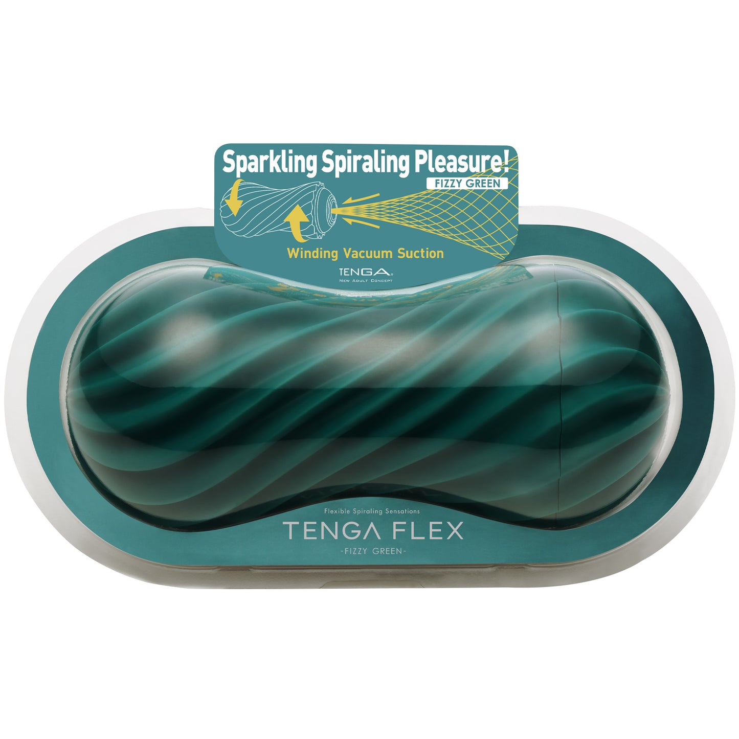 Tenga Flex Green with casing