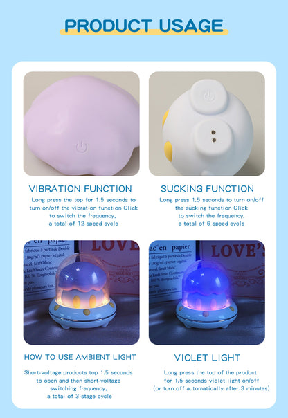 Cloud-Shaped Female Vibrator