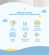 Cloud-Shaped Female Vibrator