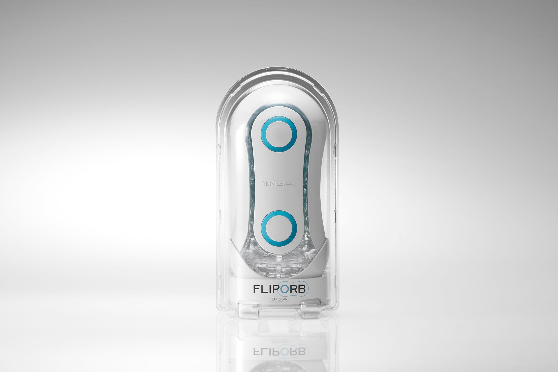 Tenga Flip Orb Blue Rush with casing