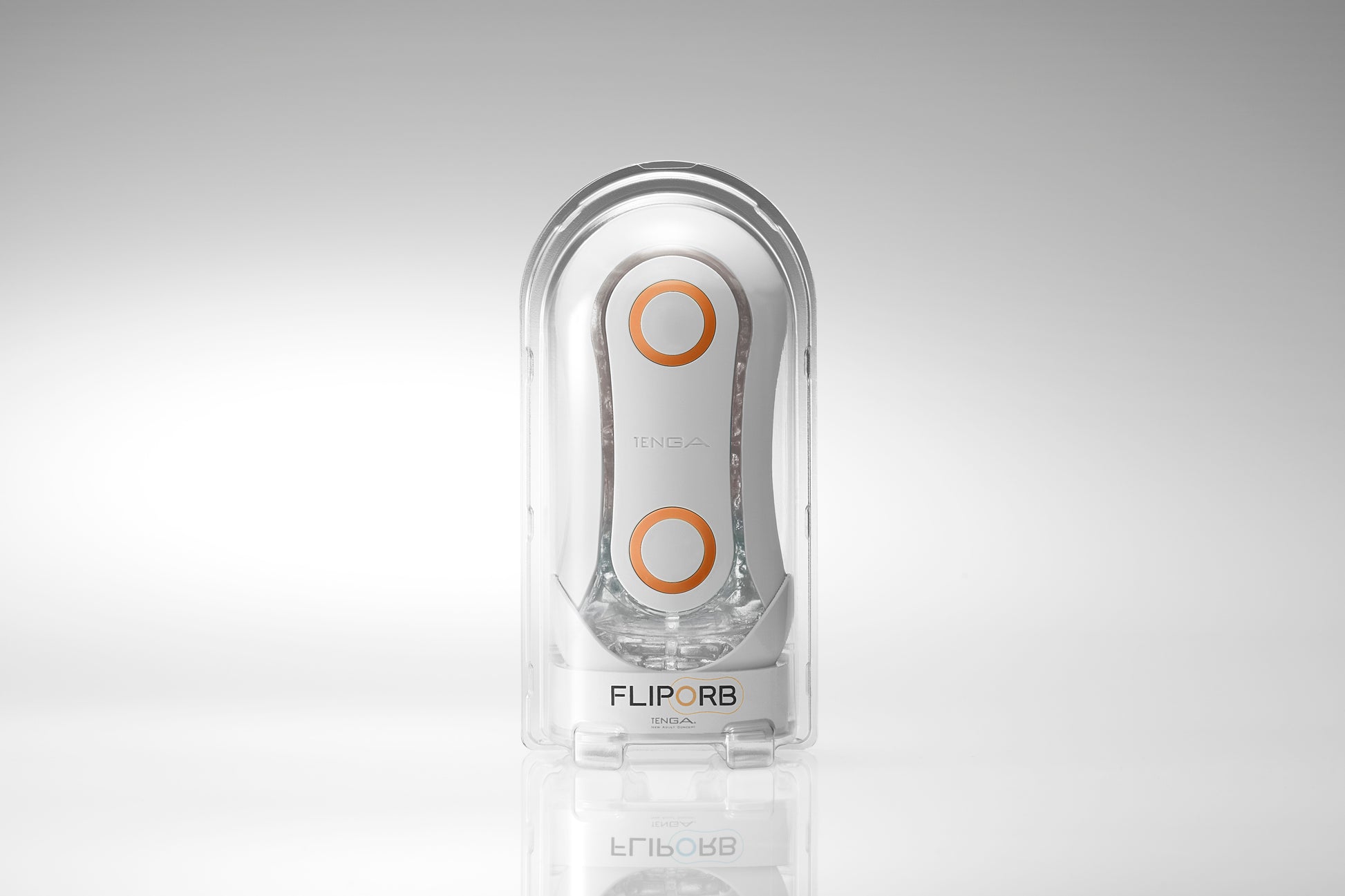 Tenga Flip Orb orange crash with casing