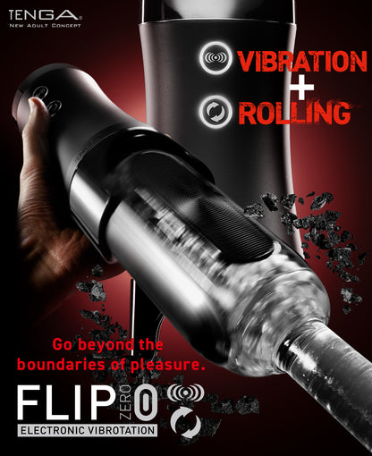 Tenga Flip Zero EVR Electronic Masturbator black functions