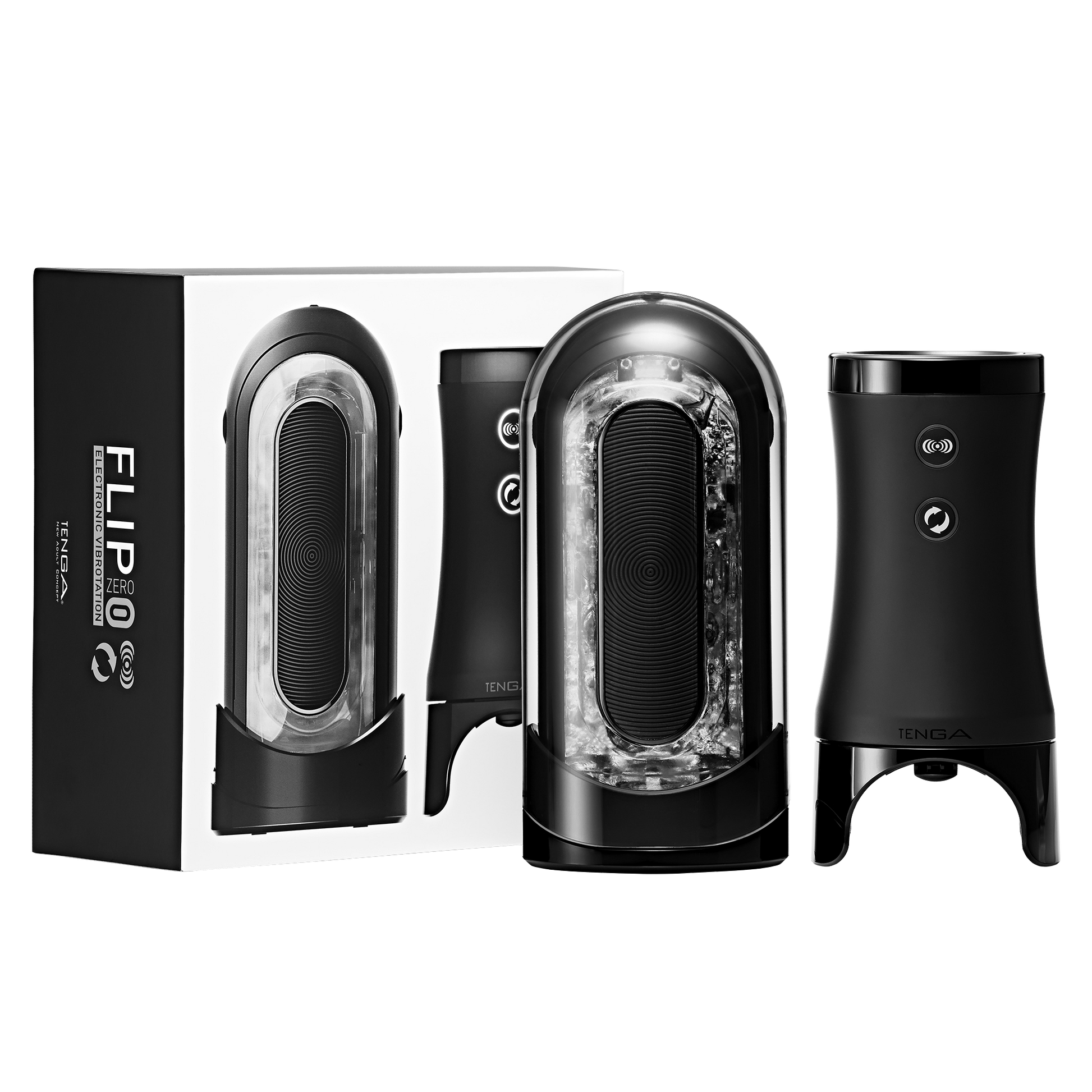 Tenga Flip Zero EVR Electronic Masturbator black with box 2