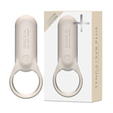 Tenga Smart Vibe Ring Cock Ring Sand Beige with Box